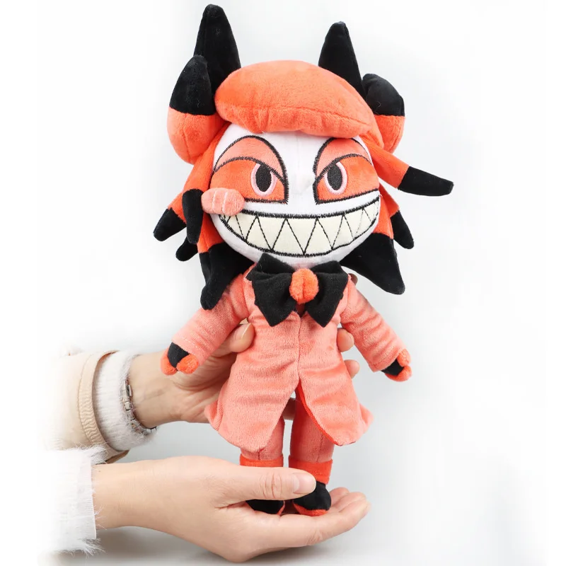 Plush Doll 30CM Alastor Plush Toys Hazbined Hotels Soft Animal Stuffed Doll Cute Plushie Figure Toys Hells Children Kids Christmas Gift