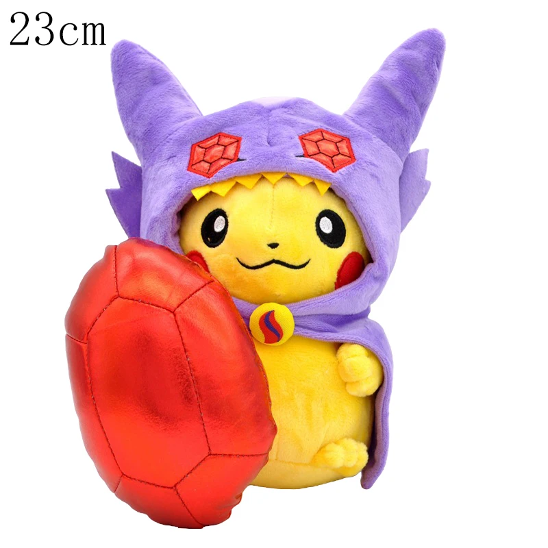 Pokopia Leuchtende Farbige und Pixel-Pikachu-Cosplay-Eevee-Plüschtiere, Charizard Peluche, Lucario, Snorlax, Garchomp, Tyranitar Puppe – Detail 26