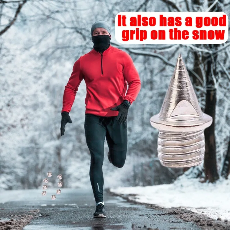 Grasping Ground Steel Shoe Stud Lightweight Sturdy Shoe Spike Snowfield Grassland Sneakers Anti Slip Sharp Nail Metal Cleats