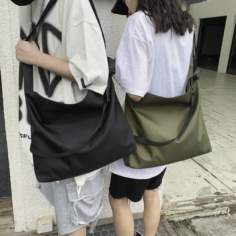 

Canvas Japan Ins Bulk Schoolbag Student Handbag Simple Shopping Bag Fitness Bag Waterproof Shoulder Bag Notebook Bag