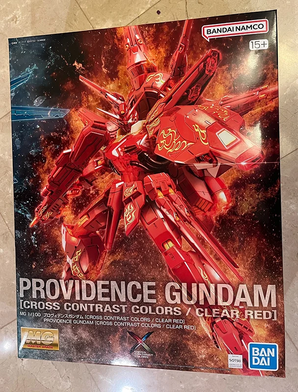 PROVIDENCE GUNDAM MG 1/100 クリアレッド MG 1/100 PROVIDENCE GUNDAM CROSS CONTRAST COLOR (CLEAR RED) - Rise