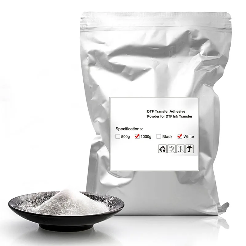 1000g White DTF Powder For Direct Transfer Film Printing
