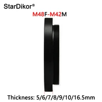 StarDikor M48 To M42 Telescope Adapter Ring Aluminium Alloy  Female Thread T(M48mm*0.75mm) To  Male Thread T2(M42*0.75mm) 1