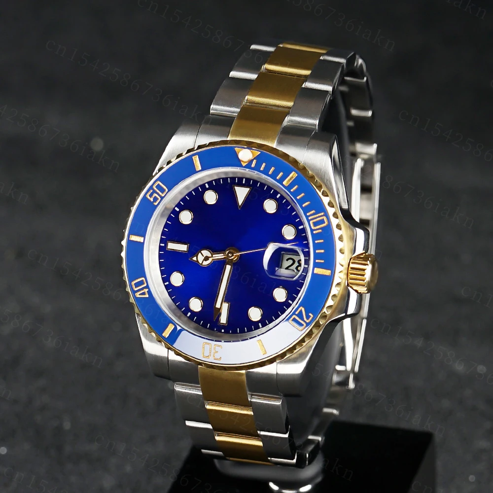 2022 Fashion New 40mm Men's Leisure Sports Sapphire Mirror Stainless Steel Material Waterproof Automatic Mechanical Watch