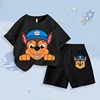 PAW Patrol Children's T-shirts Sets Boys Summer Short Sleeve Shorts Two Piece Sets Kids Outfits Breathable Casual Clothes Set 4