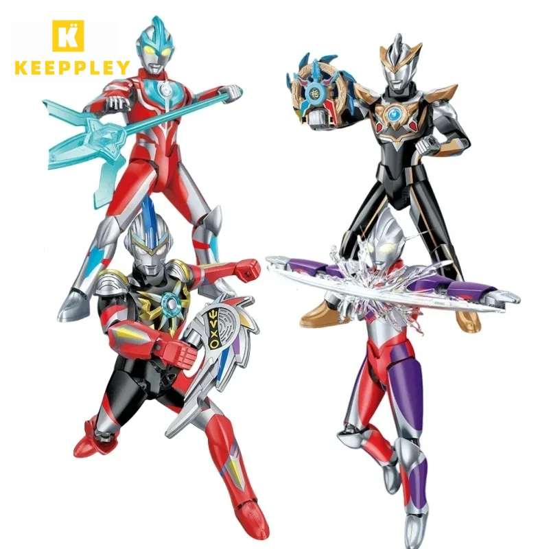 New Keeppley Building Blocks Dazzle Galaxy Ultraman Toys