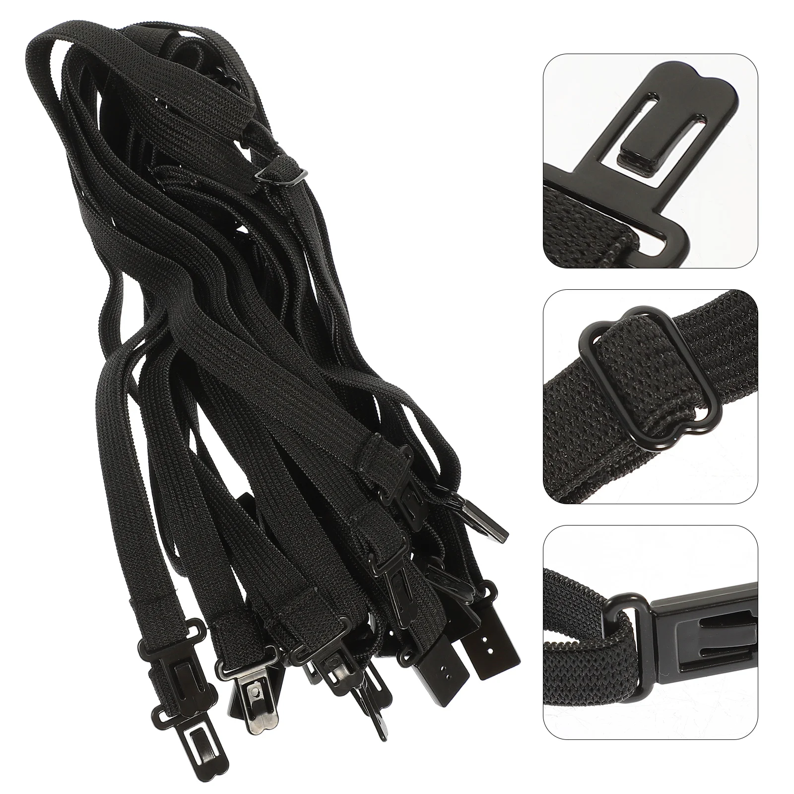Neck Tie 10 Pcs Bow Tie Elastic Belt Accessories Strap Diy Adjustable Band Straps Adjustment Polyester