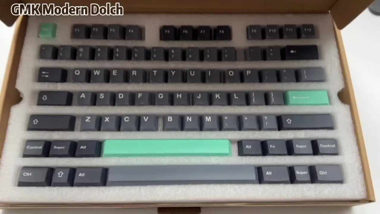 Gmkモダンなdolchキーボードキャップ,142キー,Cherryプロファイル,PBT