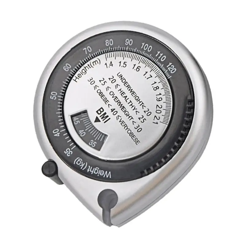 Tape Measure Retractable BMI Calculator Tape BMI Body Waist Measuring Tape Waist Measuring Calculator Body Fat Monitor Fat Measurement Ruler tape measure