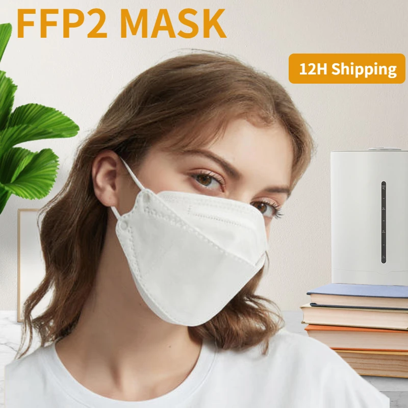 Disposable Face Mask KN95 Mask 3D Fish Mask CE ffp2mask 4 Layers Adult FFP2 Mascarillas Homologada FPP2 Respirator Reusable KN95 Filter Mascherina FFP 2 FFPP