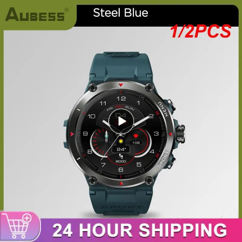 

1/2PCS [The New 2022] Stratos 2 GPS Smart Watch AMOLED Display 24h Health Monitor 5 ATM Long Battery Life Smartwatch for