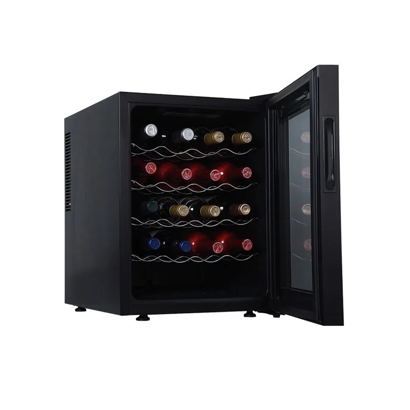 Wine Cooler Refrigerator 46L 20 Bottles Wine Cabinet Fridge Freestanding
