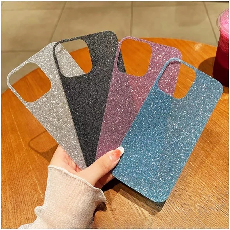 Luxury DIY Glitter Phone Case with Flash Stickers - Thin Cover Accessory
