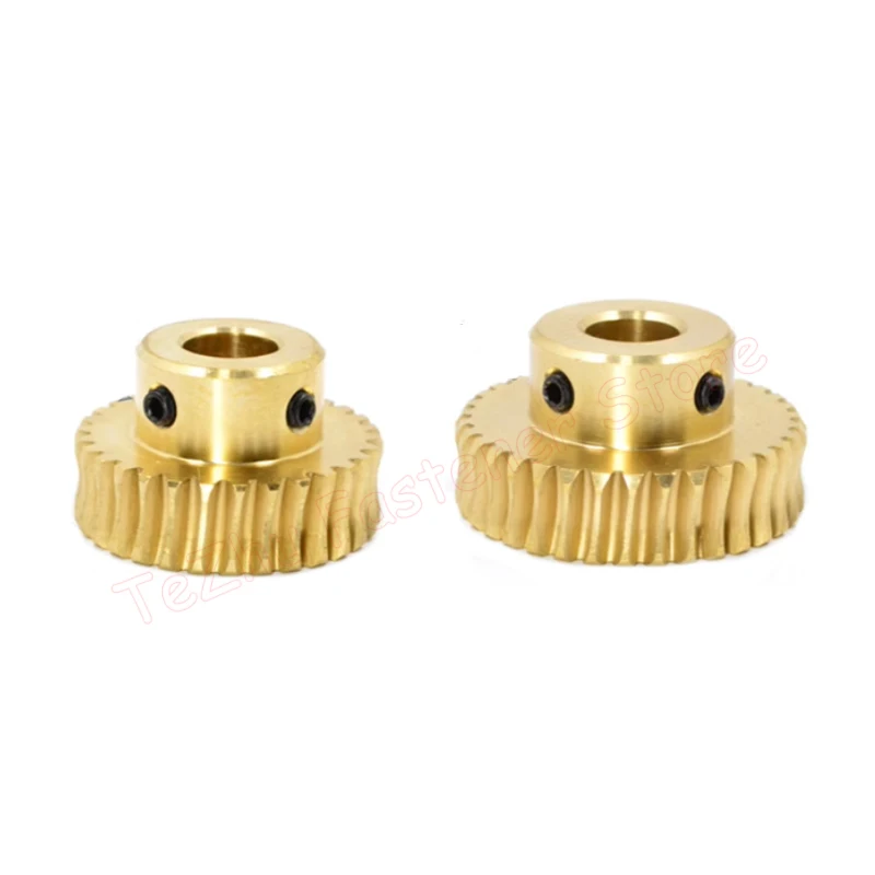 1pc 1M Brass Worm Gear 15 20 25 30 35 40 50 60 Teeth 1 Module Copper Turbine Speed Ratio 1:15/20/25/30/35/40/50/60 Bore 5 6-12mm