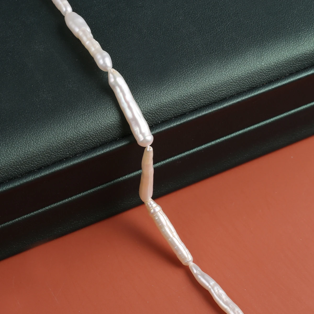 Natural Pearl Toothpick Beads Exquisite Shape Elegant Appearance for DIY Jewelry Making Handmade Bracelet Necklace Length 36cm