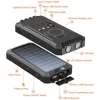 Solar Mobile Power Bank Portable Wireless Fast Charging 10000mAh 4USB port Suitable for iPhone xiaomi huawei with 2Led Light 5