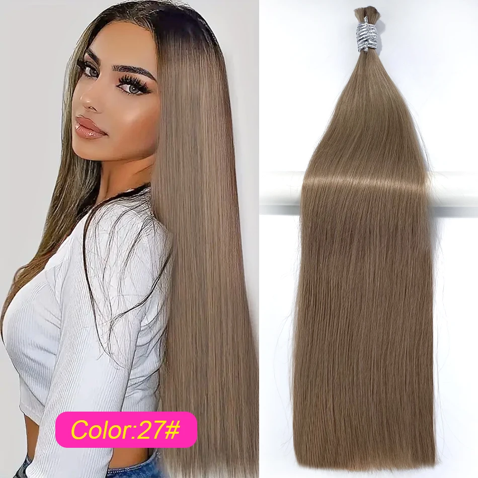 Shinehair Straight Highlight Hair Human Hair Unprocessed Bulk Virgin Bundle 27 613 33 350 Color Extension For Braiding