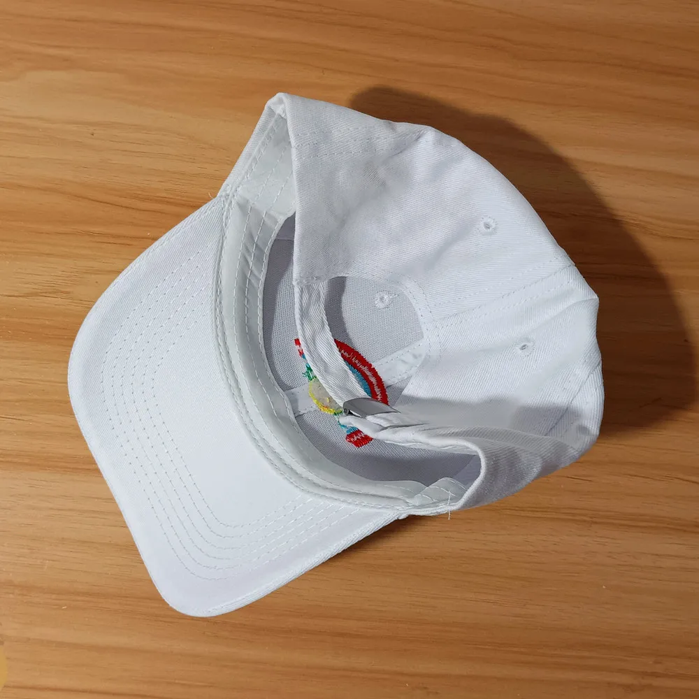 Pocket Mon Sun Moon Professor Kukui Cosplay Hat White Embroidery Baseball Cap