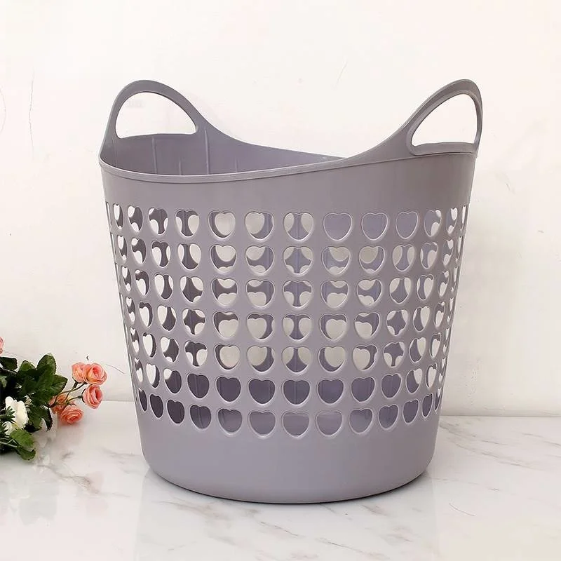 Batoom Laundry Basket Dir Clothes Plastic Storage Caddy Large Size Home Use Toy Organizer Clothing Hamper Nordic Sle