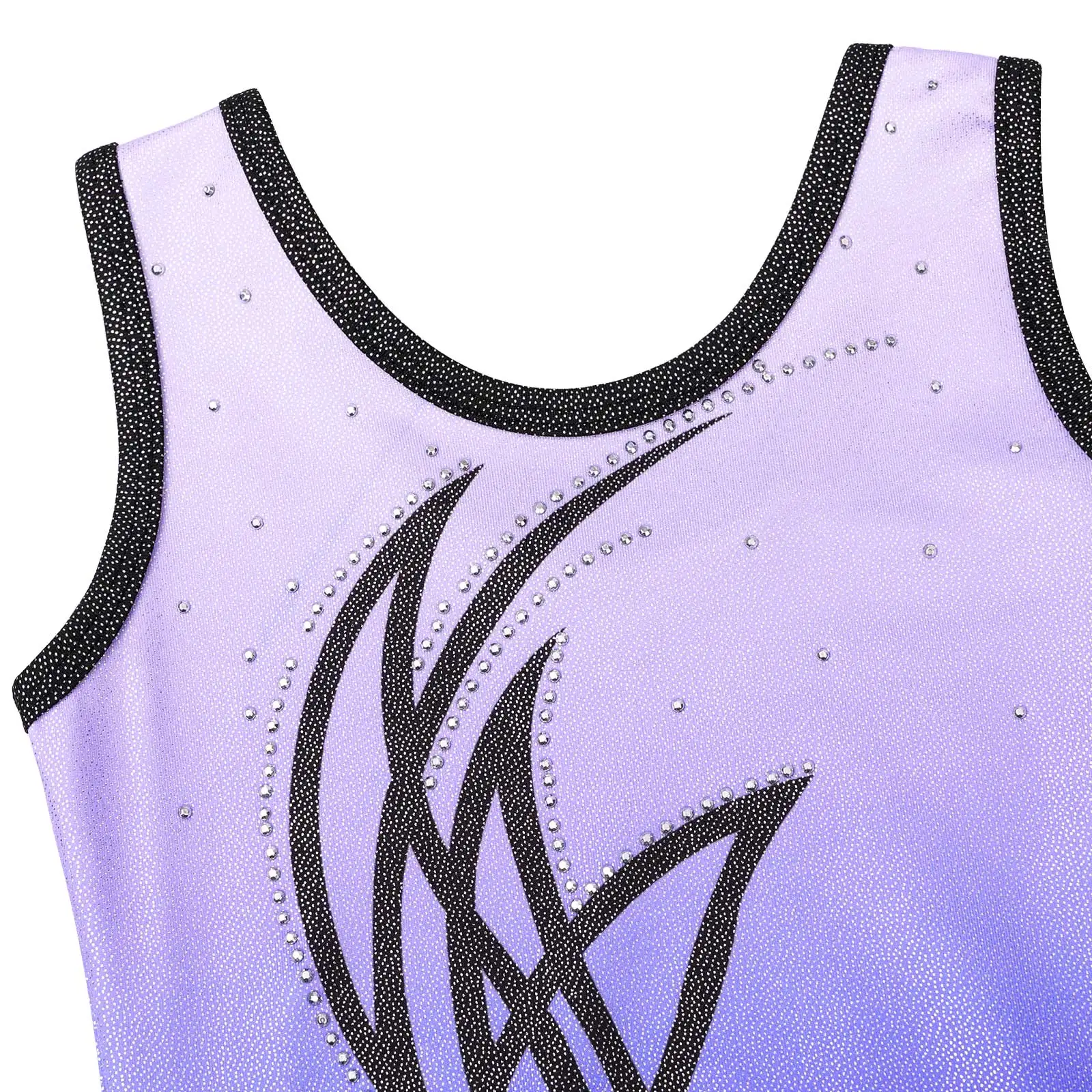 Toddler Gymnastics Leotard for Girls Sparkle Ballet Jumpsuit Sleeveless Dance Wear Practice Outfit Bodysuit