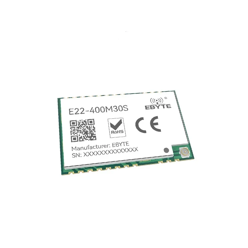 Wireless Module SX1268 1W LoRa 433MHz Wireless Rf Transceiver CDSENET E22-400M30S 30dBm IPEX Stamp Hole SMD Long Range High-precision TCXO