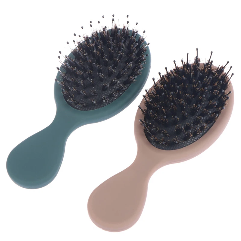 Natürliche Wildschwein borsten Haar bürste Massage kamm anti statische Haar Kopfhaut Paddel bürste Buche Holzgriff Haar bürste Kamm Styling-Tool – Detail 23