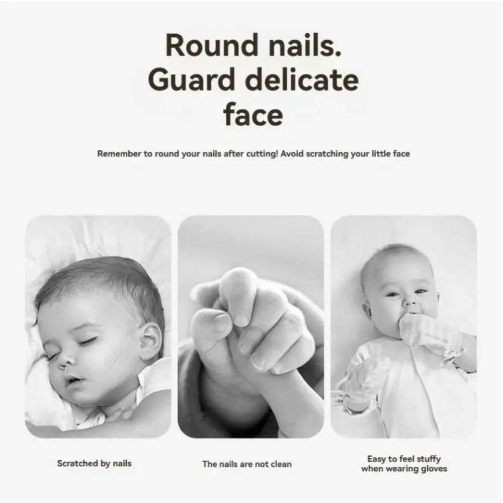 Convenient Electric Baby Nail Trimmer Safety 6 Grinding Heads Baby Nail Grinder Child's Silent Newborn Nail Clippers Gift