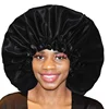 Extra Large Waterproof Shower Cap Double Layer Adjustable Elastic Reusable Bath Caps Protection Hair Bathing Hat for Women Men 2