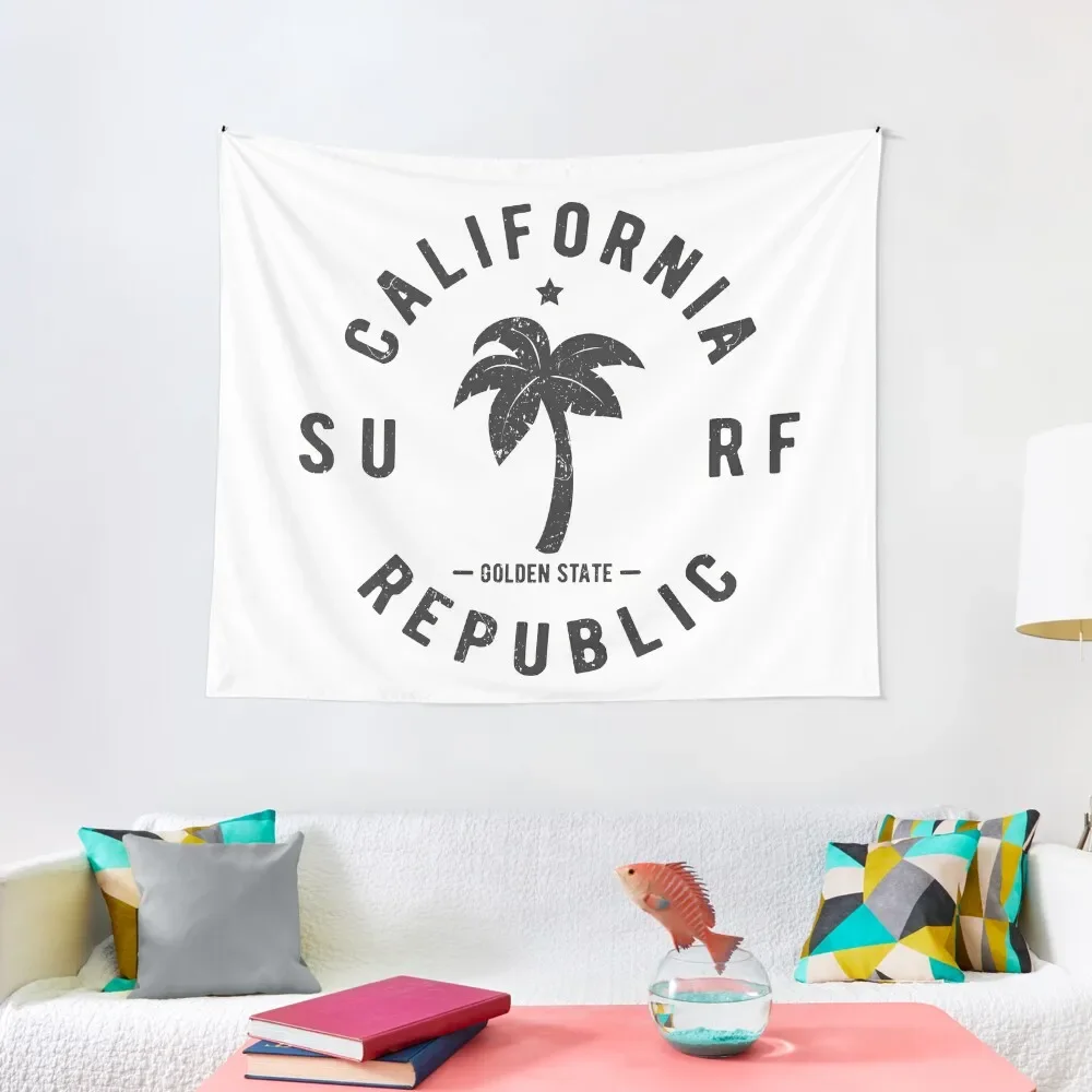 

Vintage Surf California Republic Tapestry Decoration Pictures Room Wall Room Decorations Tapestry