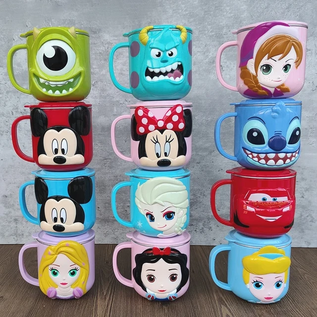 Disney Mug Star Baby Stitch Cartoon simpatico bicchiere da acqua in  ceramica tazza da caffè tazza da latte tazza da colazione - AliExpress