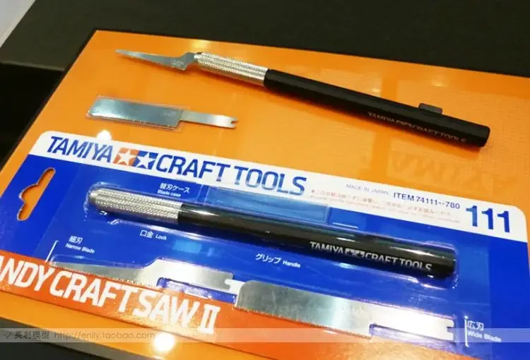 TAMIYA Craft Tools 74111 Handy Craft Saw 0.35mm Blades Model Kit Building Tools