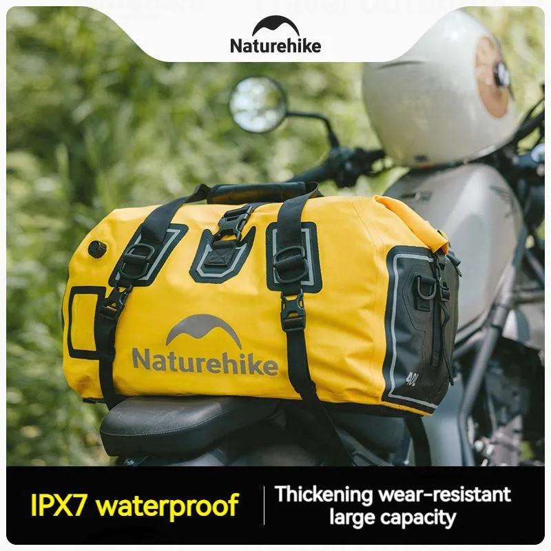 Naturehike 40L/60L/90L River Trekking Bag Outdoor 500D PVC Net Clamping Cloth Waterproof Sport Storage Bag Beach Travel