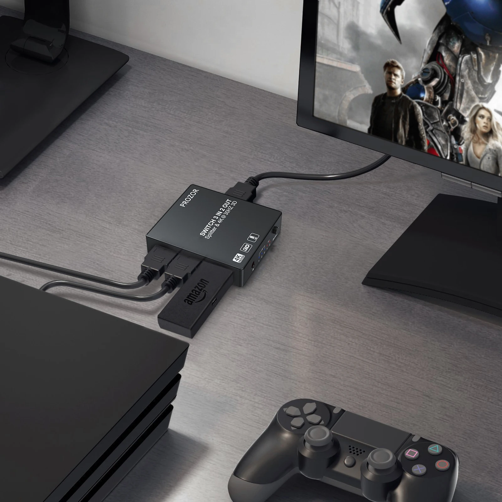 PROZOR-HDMI ȣȯ ġ, 3  2 ƿ ڵ ó , HDMI ȣȯ 1.4 ó й,   4k 3D