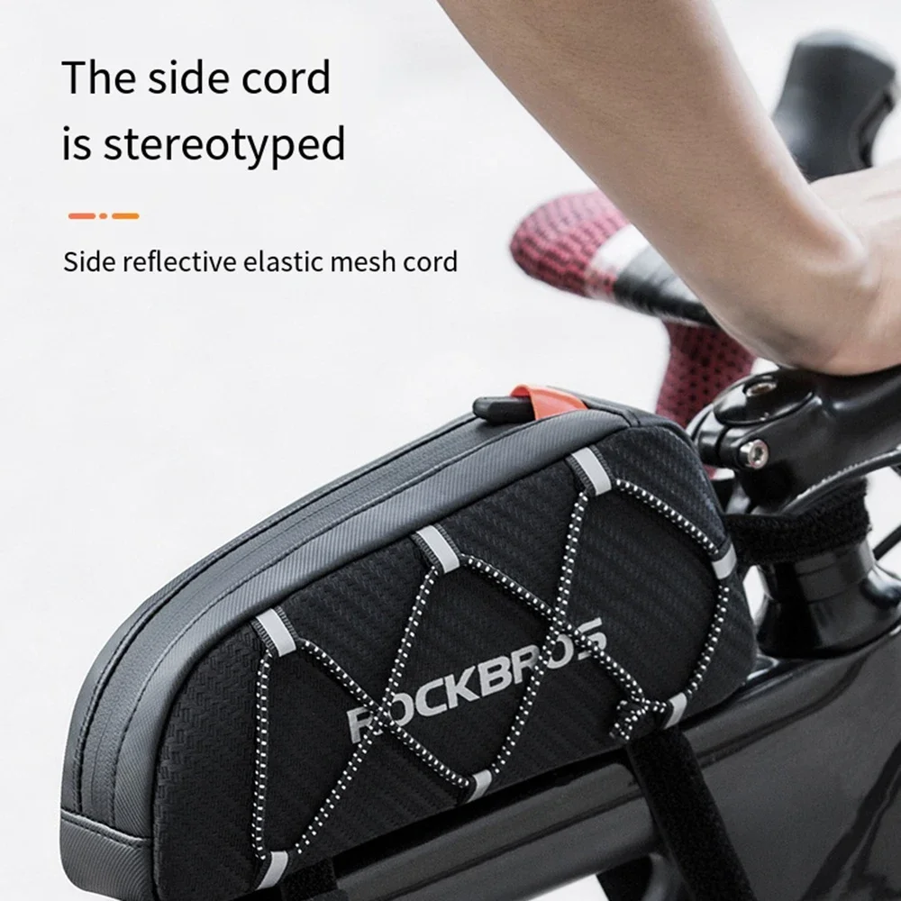 RockBros Sacoche de Cadre de Vélo de Route 1,0 L, Sac de Tube Supérieur
