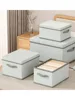 Foldable Household Storage Box for Clothes Pants Snacks Drawer-type Wardrobe Clothing Packing Basket Nonwoven Fabric Artifact 6