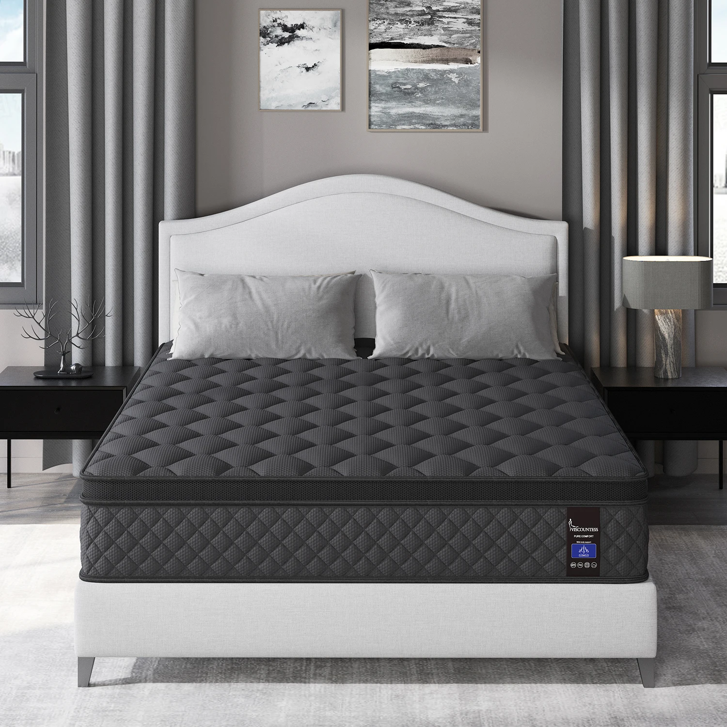 Bed Mattress Pocket Spring Gel Memory Foam Double Queen King Single 25cm