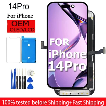 Display LCD Incell per iPhone 14 Pro, Schermo Touch con Digitalizzatore, Assemblaggio Sostitutivo LCD per iPhone 14 Pro, 3D Touch Originale