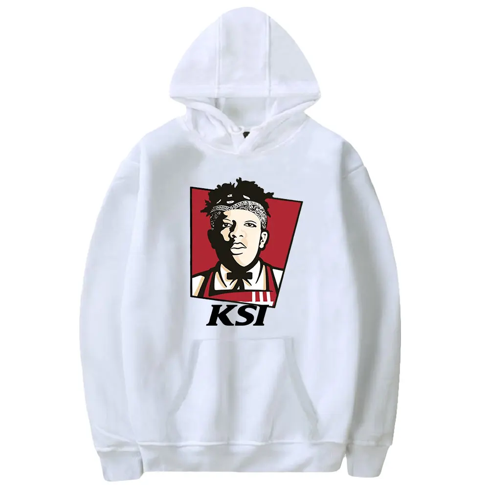 

Толстовка унисекс Rapper KSI с длинным рукавом, Мужская и Женская толстовка с капюшоном 2022, модная одежда в повседневном стиле хип-хоп