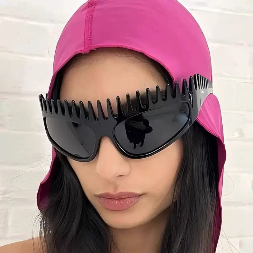 Kammförmiges Sonnenbrillen-Stirnband Sonnenschutz Sommer-Sonnenbrille Haarband Leopardenmuster Damen Haarreif – Detail 7