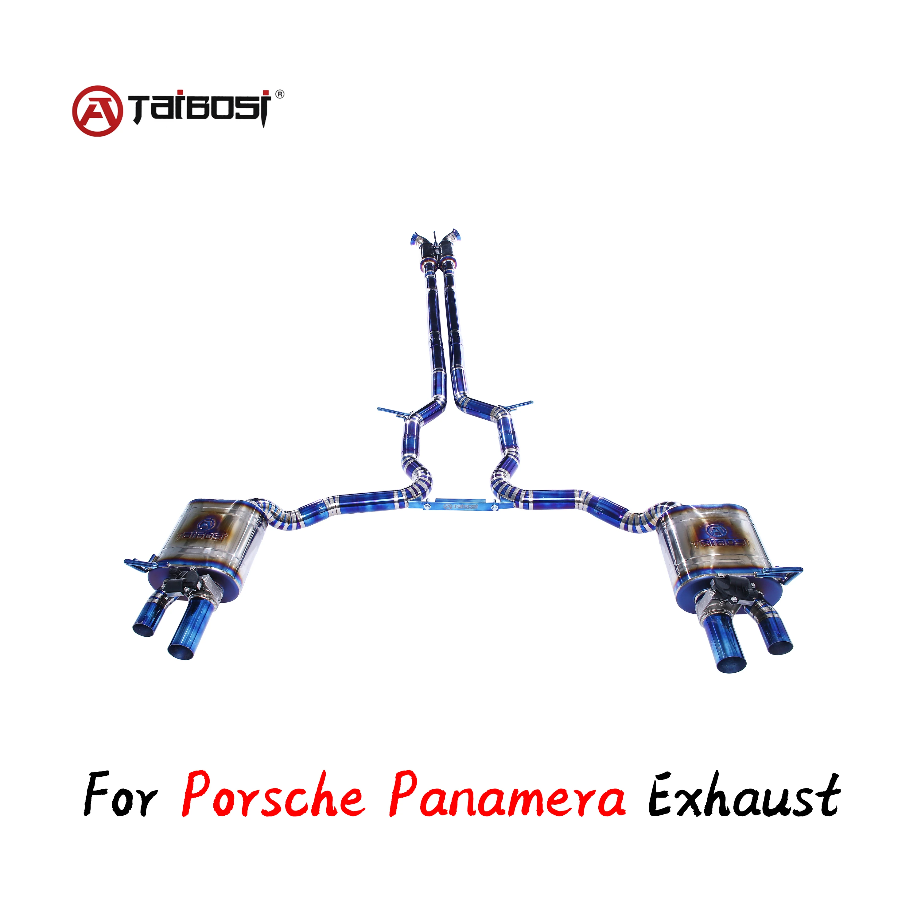 

For Porsche Panamera 970 971 Cat-back Exhaust Pipe Taibosi Performance Electric Control Valve Car Muffler Cutout Sound Modify