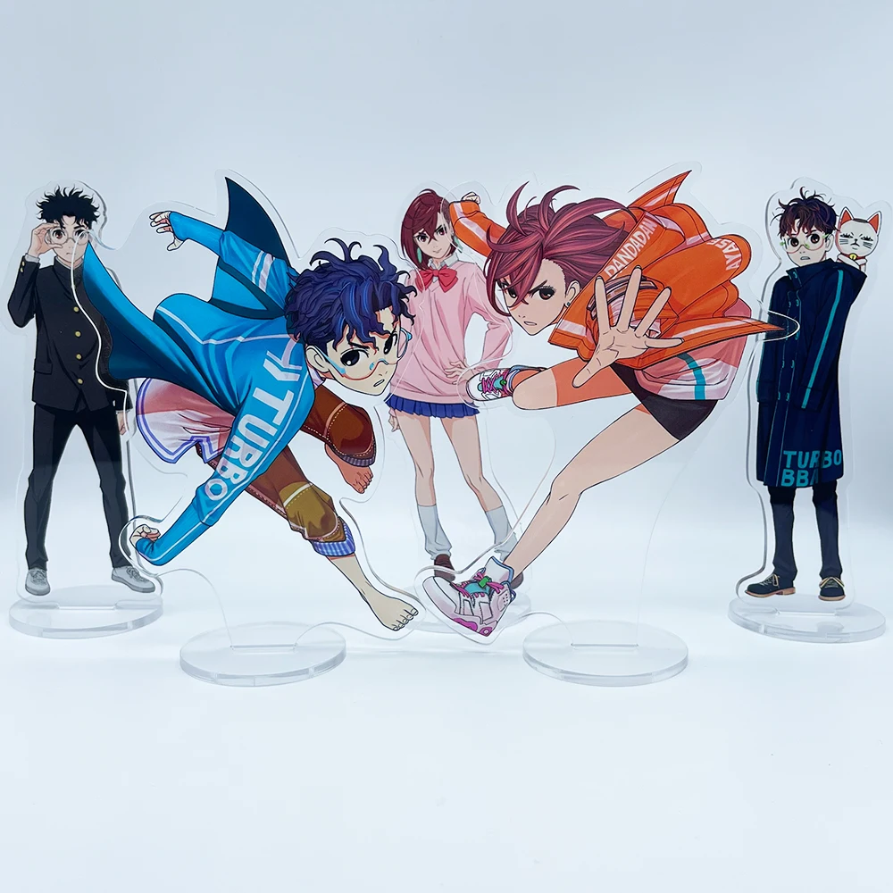 DAN DA DAN Anime Acryl-Ständer Figur – 15 Cm, Ayase Momo/Okarun, Doppelseitig Bedruckt, Für Schreibtisch-Deko