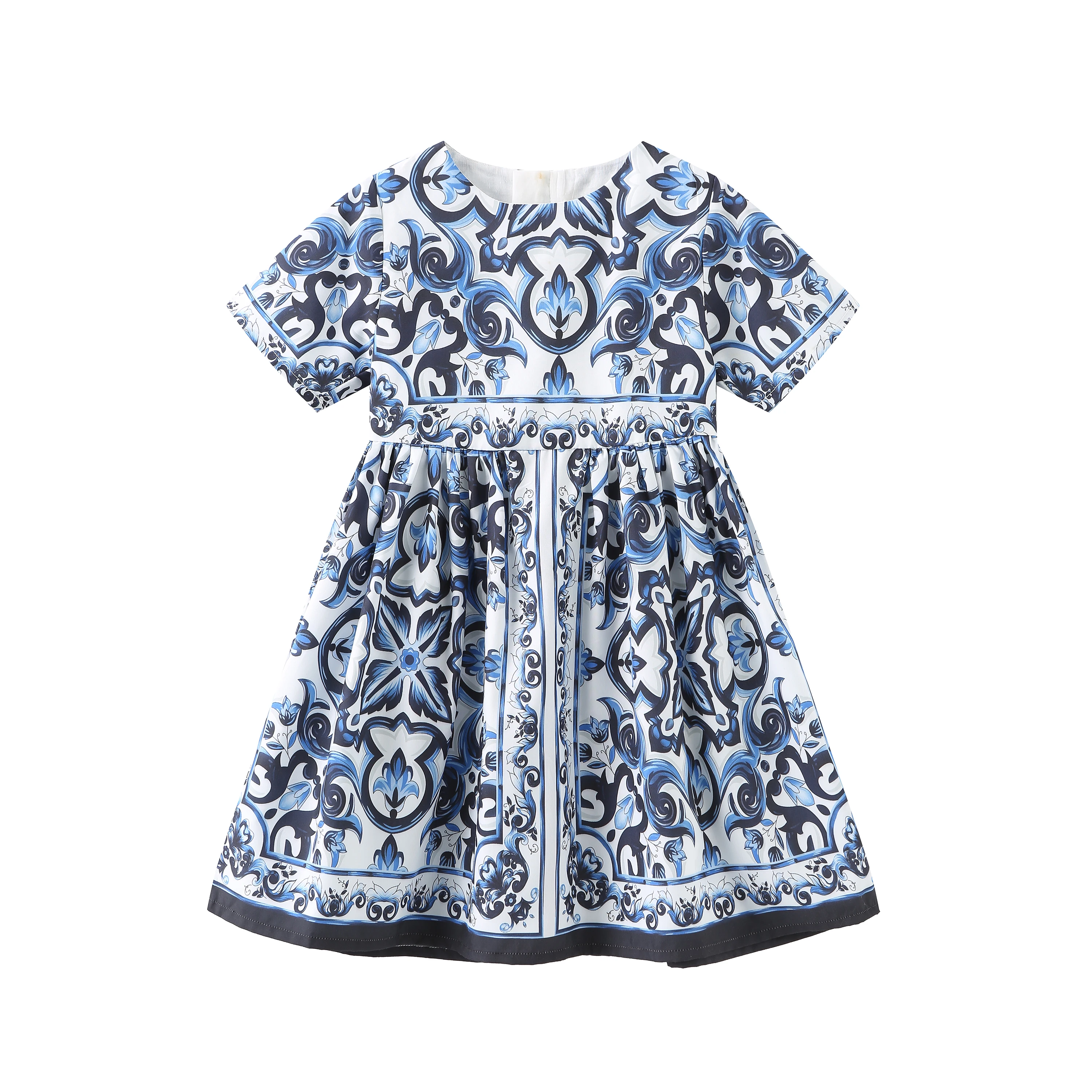 2023 New design Kids Dresses for Girls Clothes Sleeveless Children