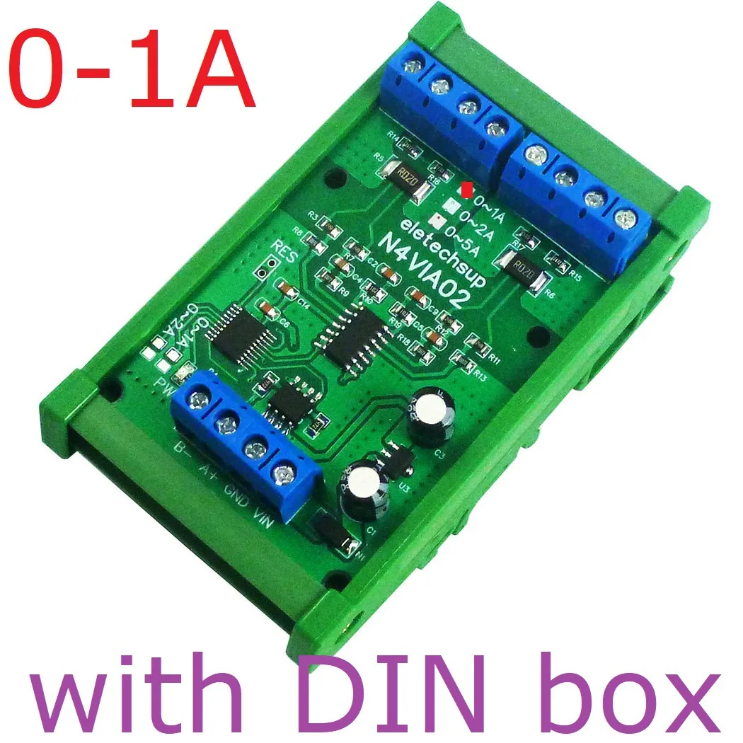 3 In 1 RS485 다기능 Modbus RTU 전류계 및 전압계 0-30V 전압 신호 측정 1A 2A 5A 전류 수집 모듈