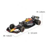 Bburago 1:43 2024 RedBull RB20 #1 F1 Formula Car Die Cast Vehicles Collectible Model Racing Toys Acrylic Box 2