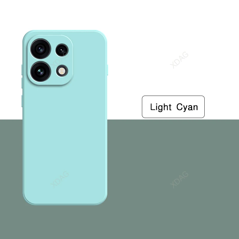 Enhanced Liquid Silicone Soft Back Cover with Internal Flocking - Stylish and Durable Phone Case
