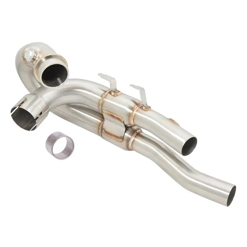 Connect Original Muffler For Triumph Scrambler 1200 XE XC 19-22 Motorcycles Exhaust Pipe Header Front Link Tube Stainless Steel - Image 6