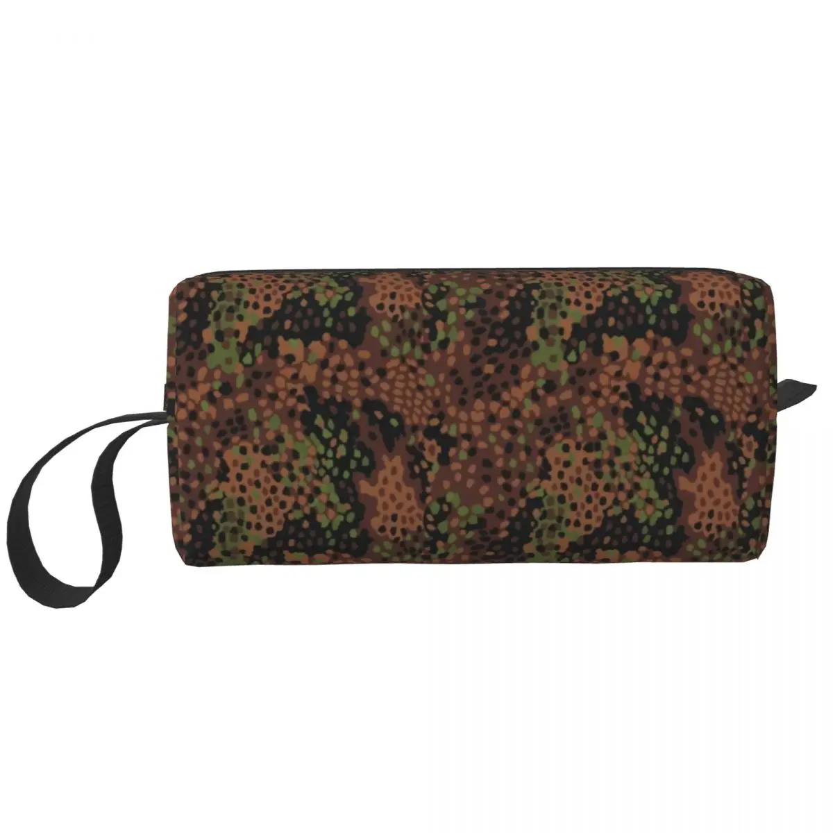 

Erbsenmuster Pea Dot German Camo Makeup Bag for Travel Cosmetic Organizer Kawaii Military Army Camouflage Storage Toiletry Bags