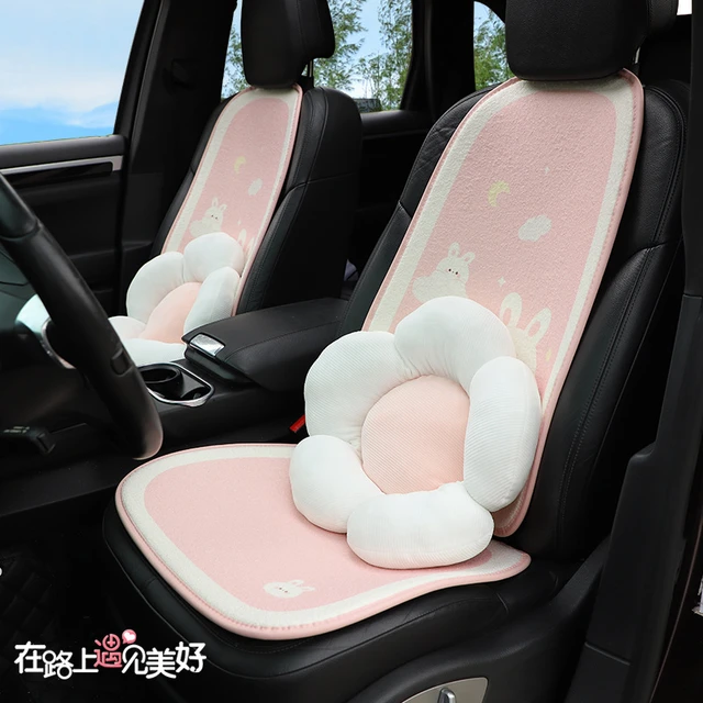 Plush Car Seat Cover Set Universal Pink Seat Cushion Auto Seat Protector  Mat Automobile Covers Fit Most Car Interior Accessories - Automobiles Seat  Covers - AliExpress