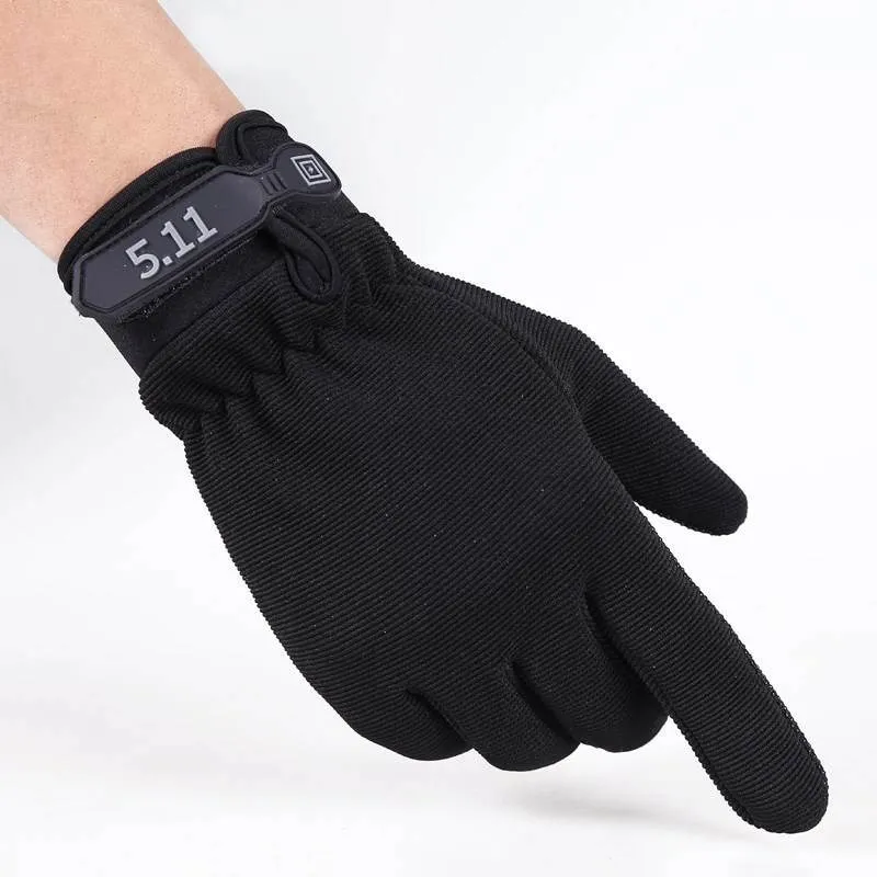 

JUNHAIINS Long Finger Gloves Outdoor Gloves Men's Thin Driving Tactics Fitness Sports Long Finger Gloves