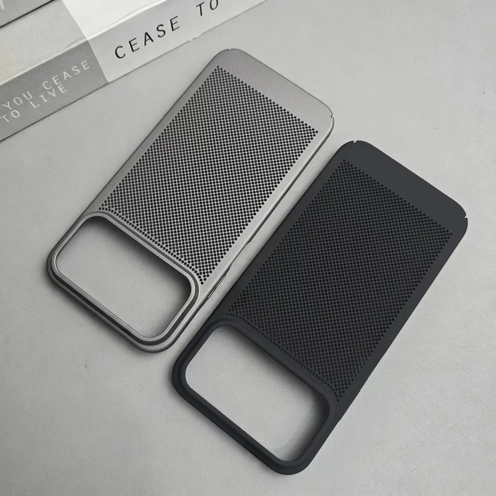 Matte Hard Phone Case - Ultra Thin Breathable Mesh Shockproof Protective Cover